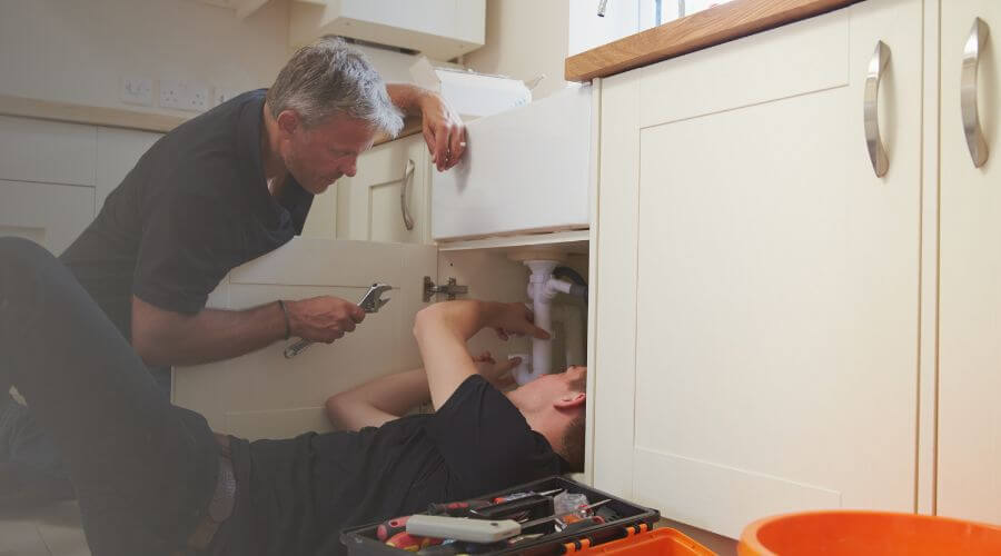 Local annual plumbing maintenance in Round Mountain, TX